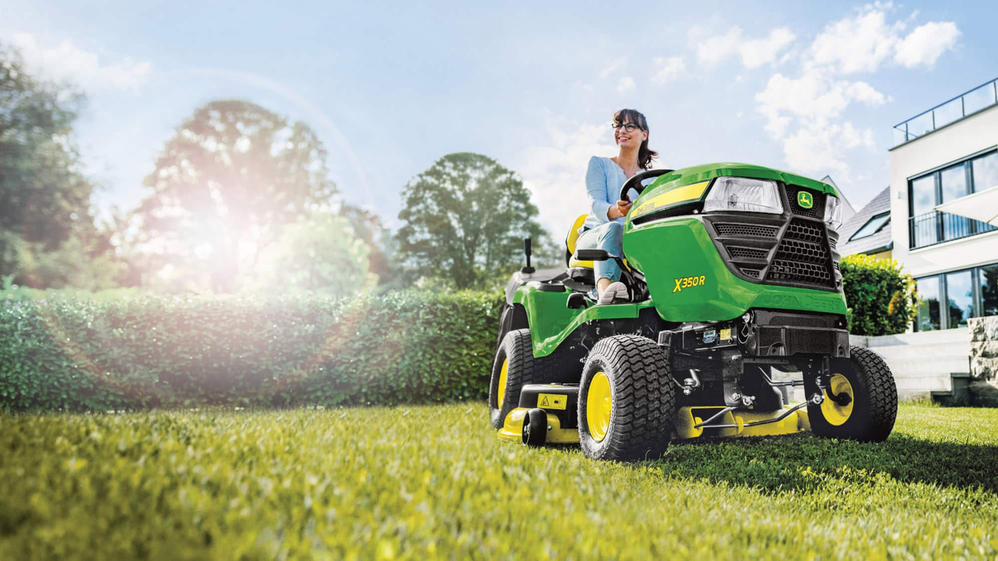 New John Deere X350R 42" Rear Collector