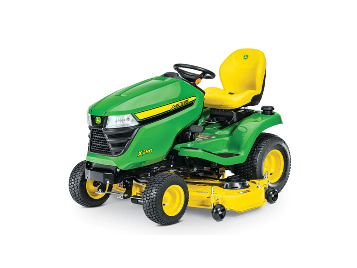 New John Deere X380 54" Accel Deep Deck